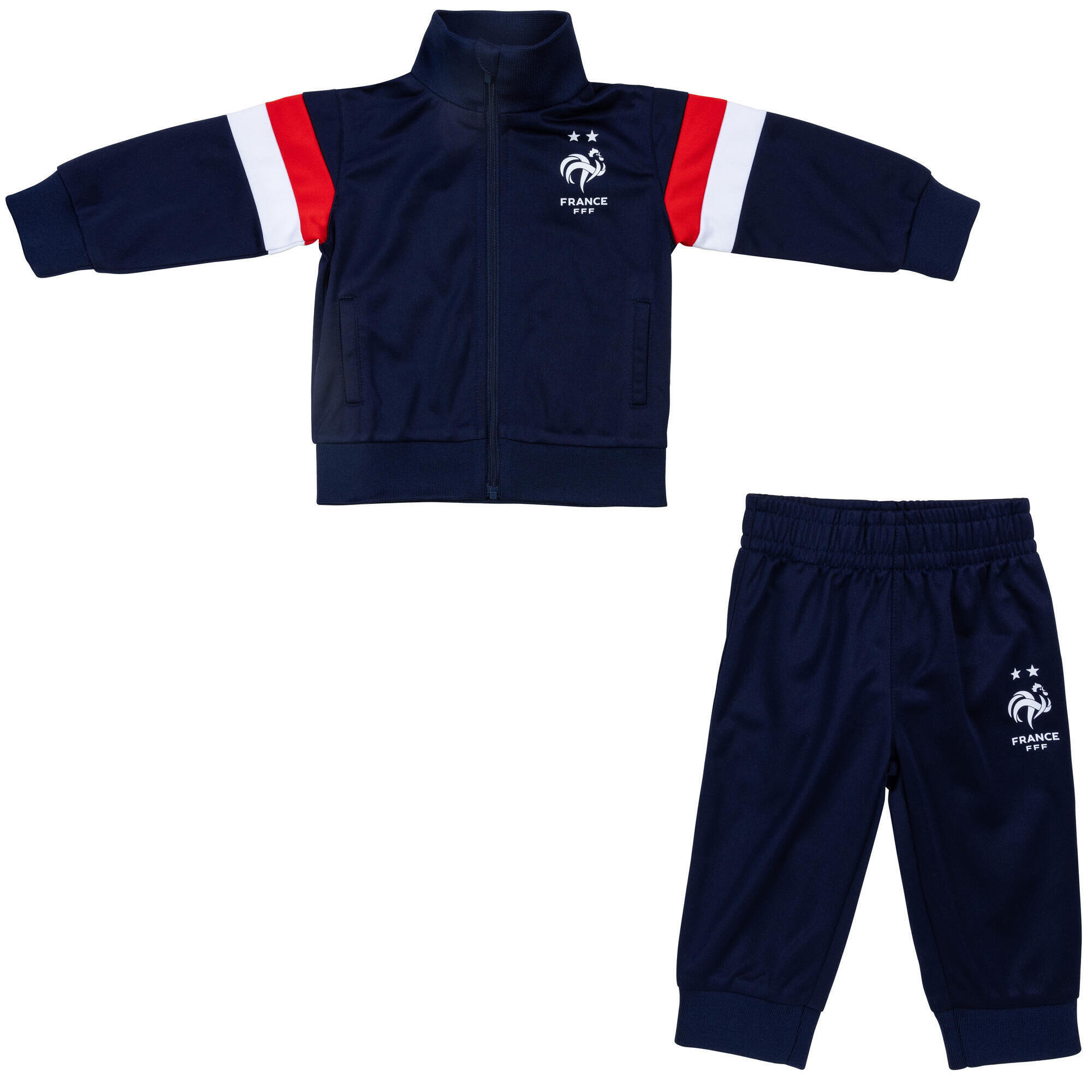 Fff - Survêtement Bébé Fff - Collection Officielle Equipe De France De Football - Survêtement - Bleu - 18 Mois - Decathlon