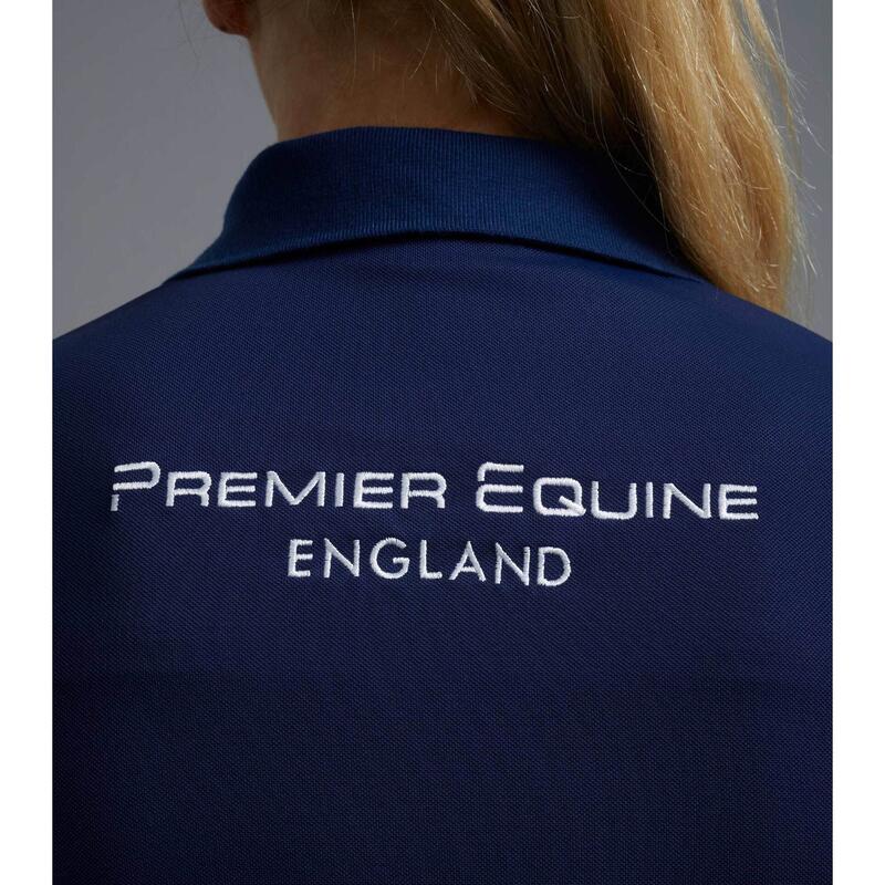 Polo d'équitation femme Premier Equine logo PE