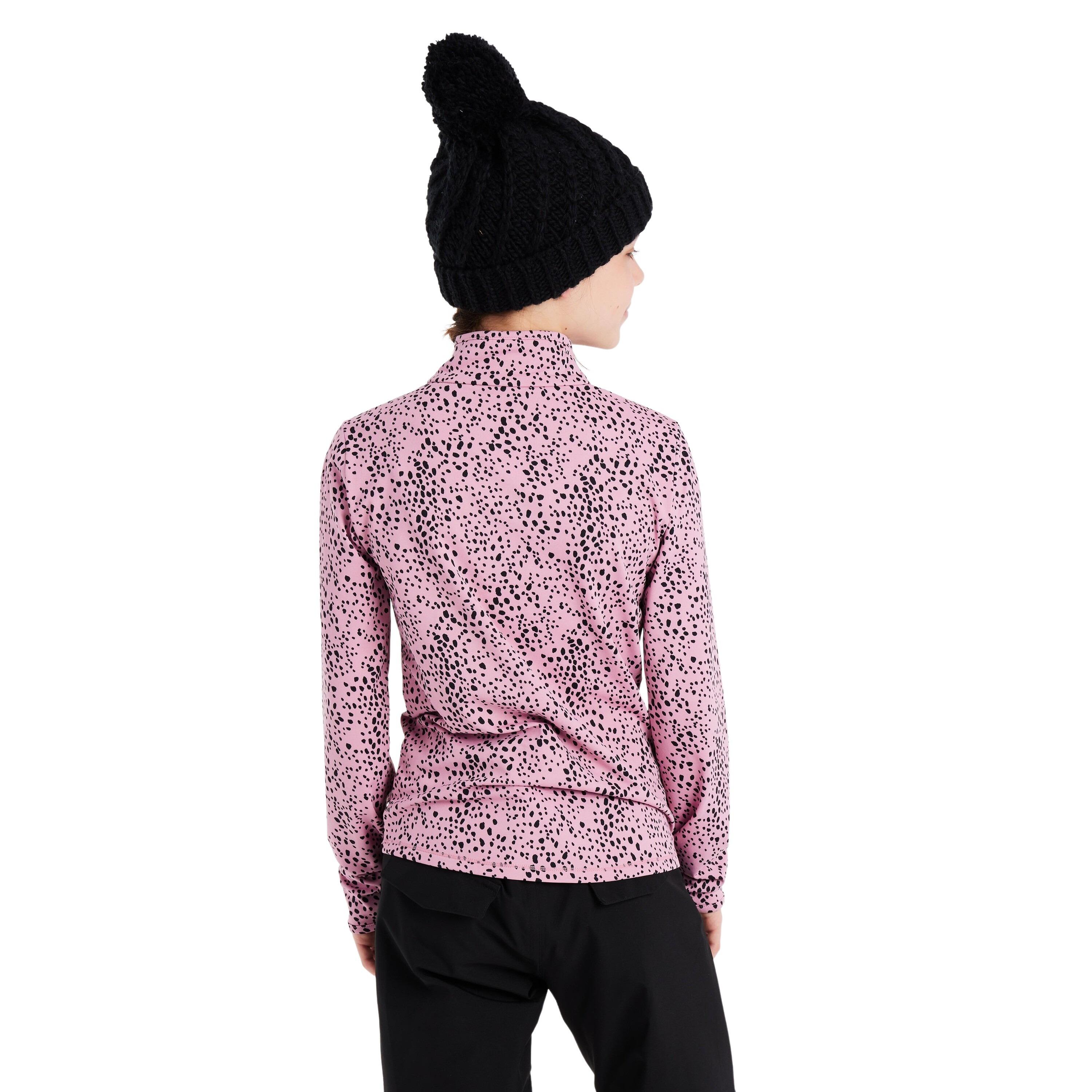 Girls Prtvesh Jr 1/4 Zip Top - Trui - 873_cameo_pink - meisjes - Pisteskiën 6/7