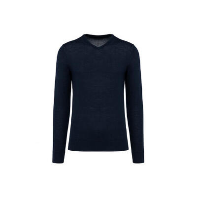 Merino v-hals trui kariban premium