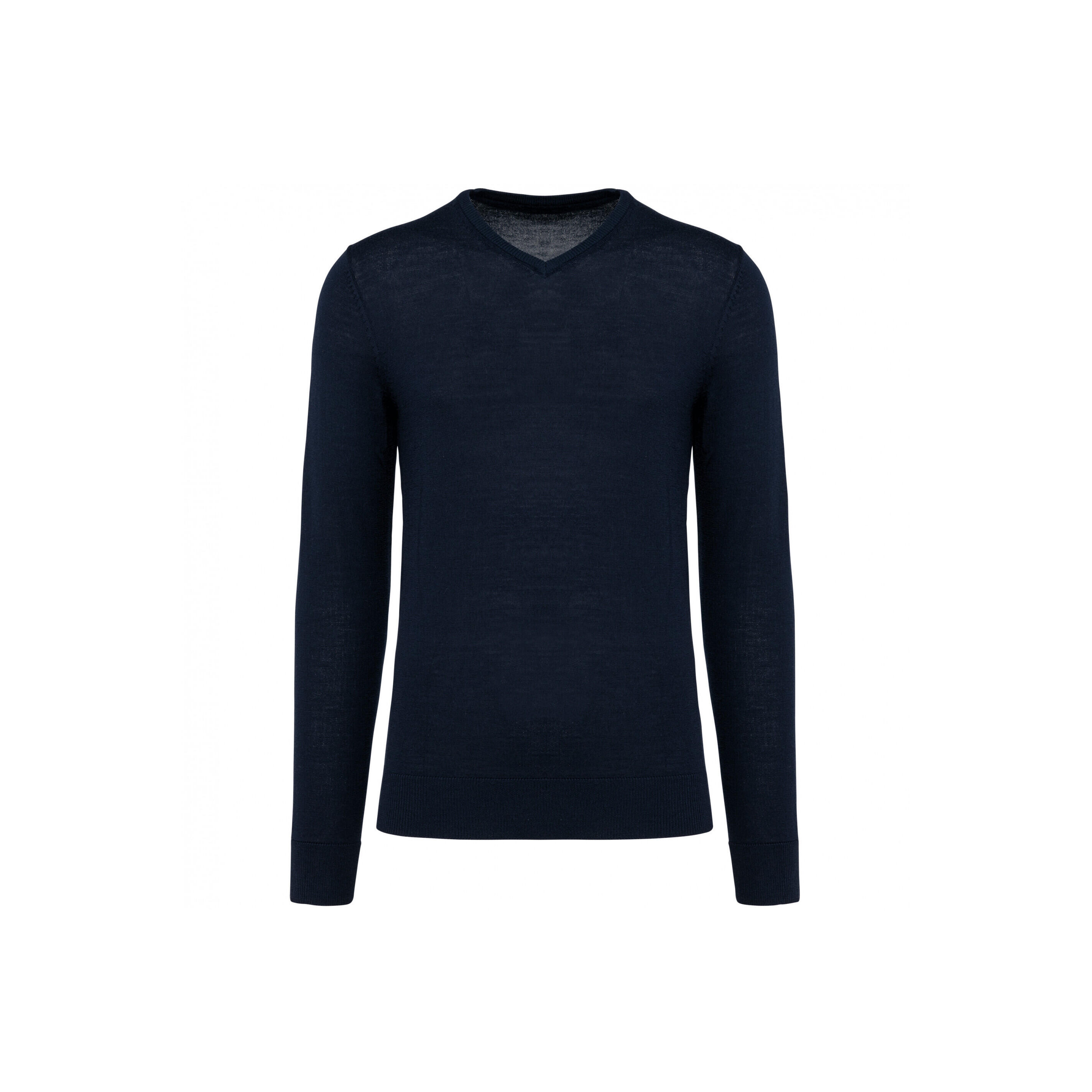 Sweter v-neck z merynosów Kariban Premium