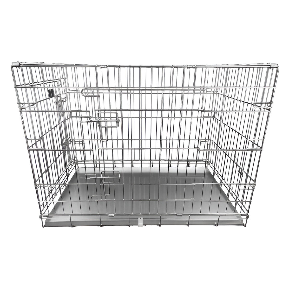 HugglePets Dog Cage with Metal Tray 2/7