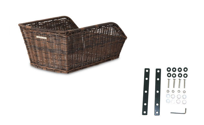 Cestino per bicicletta Basil Cento Rattan Look Wsl System 2/3