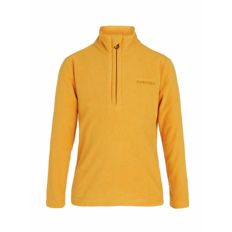 B Prtperfect Td 1/4 Zip Top - Trui - 216_dark_yellow - jongens - Pisteskiën