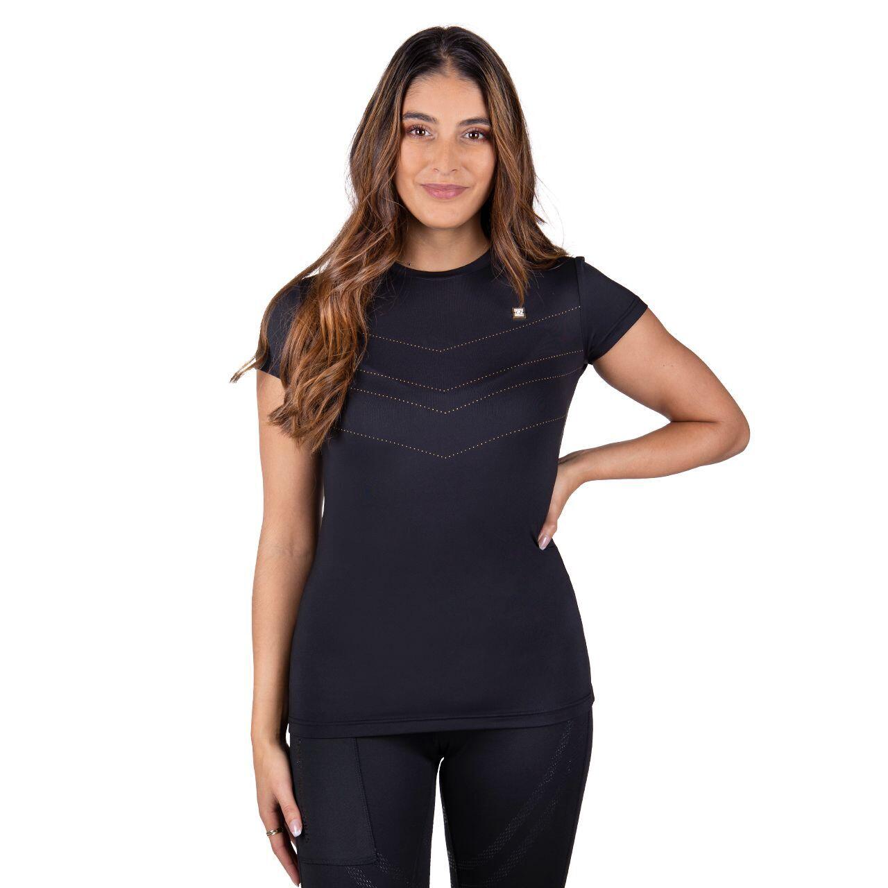 QHP Maglia da equitazione donna Mentone