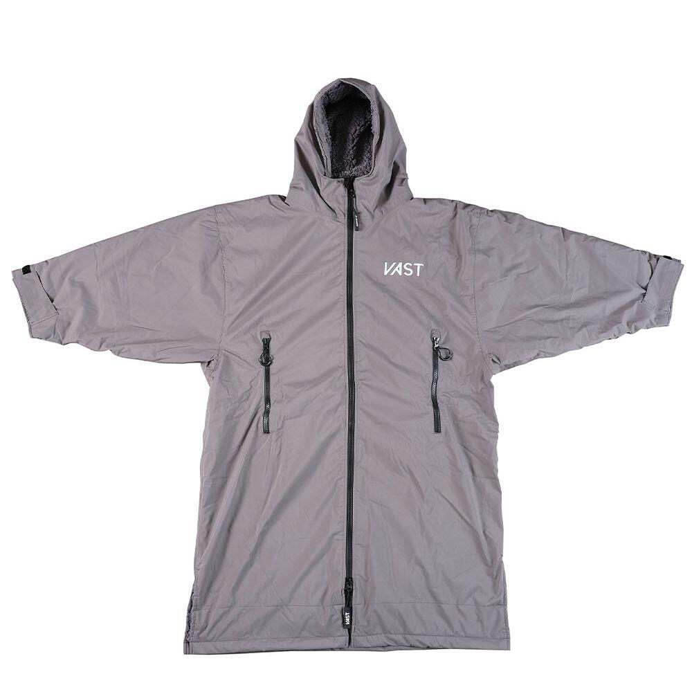 VAST Adults Changing Robe - Charcoal Black
