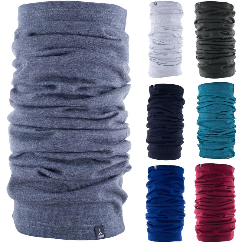 Schal Multitube Single Schlauchtuch Halstuch Loop Winterschal 100% Merino Wolle