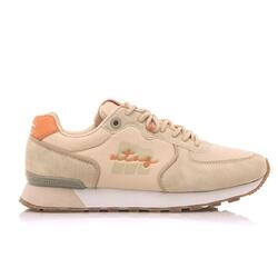 Zapatillas Caminar Mujer MTNG Joggo Beige