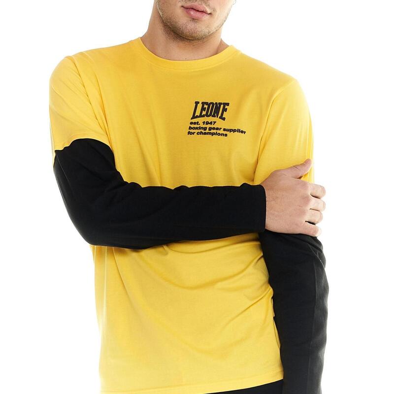 T-shirt Leone uomo con maniche lunghe Active