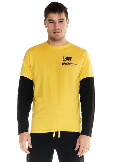 T-shirt Leone uomo con maniche lunghe Active