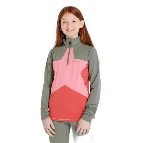 Pullover mit 1/4 Reißverschluss, Mädchen Protest Prtbridgeti