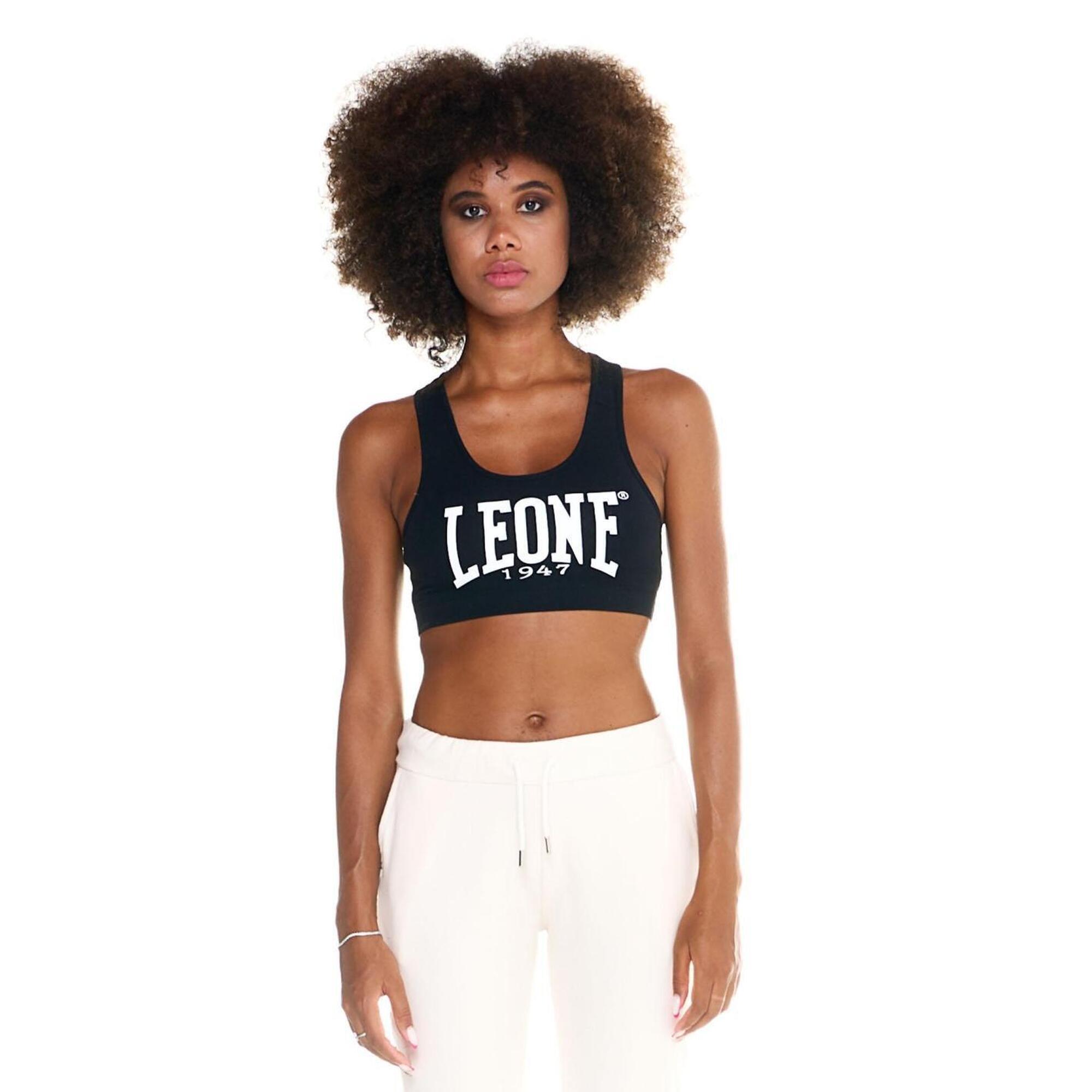 Leone 1947 Apparel - Top Femme Leone Basic - T-shirt Crop Top - Noir - 40 M - Decathlon