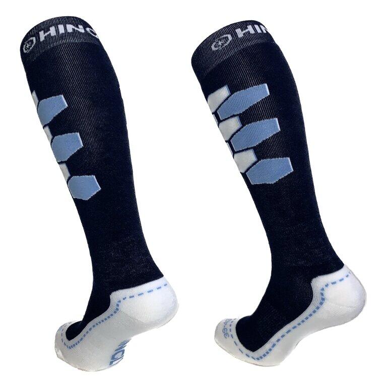 Hingly Skisokken HexaSki Blauw-Wit 2/2