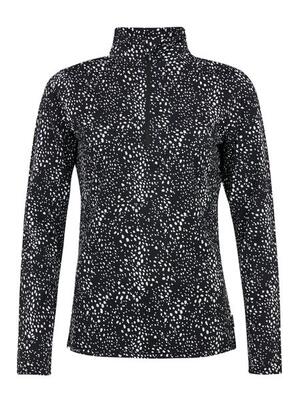 Womens prtgrenada 1/4 zip top - trui - 290 true black - dames - pisteskiën