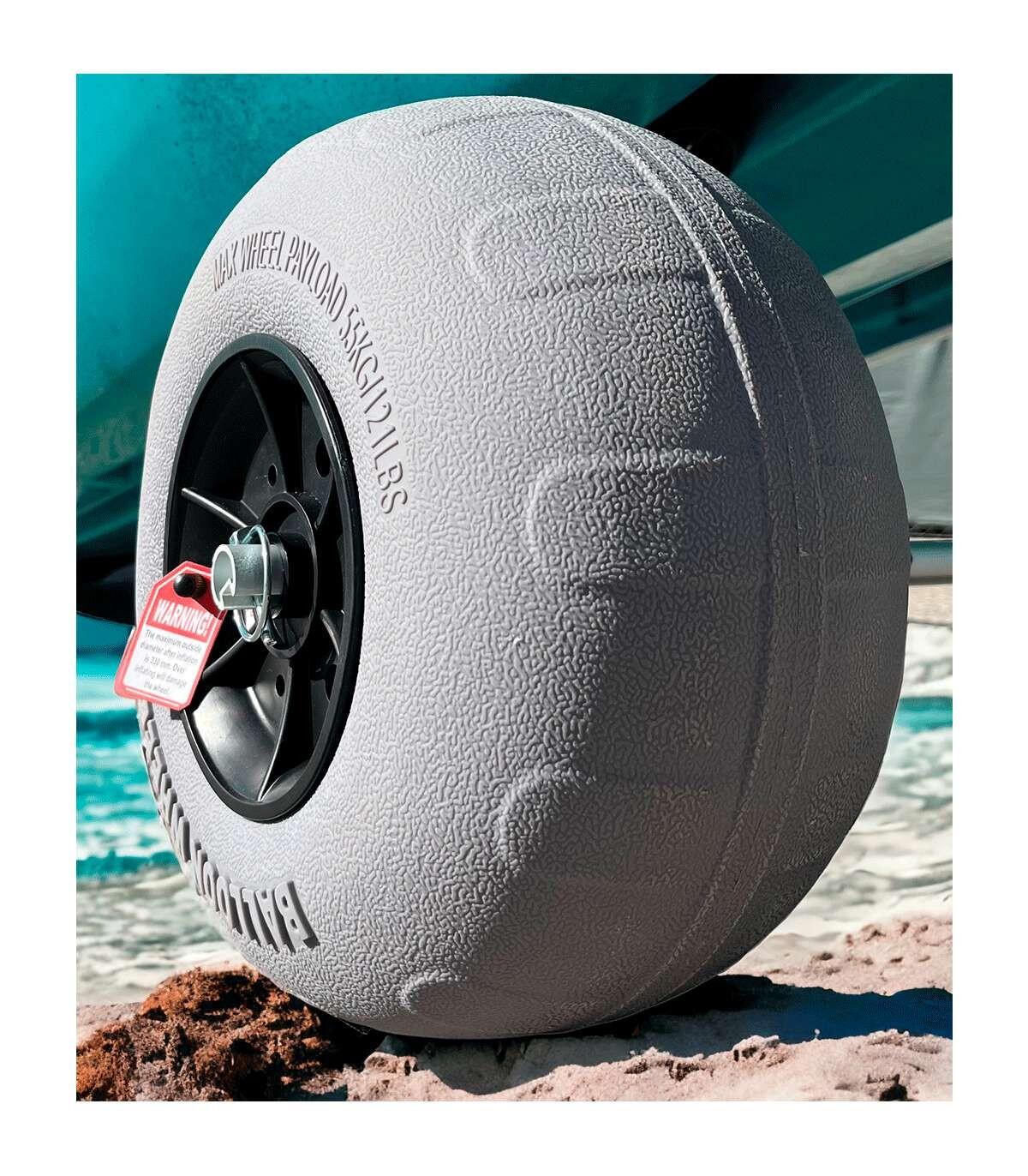 Chariot de kayak auto-videur CKA06 Roues ballon 12" pour tous types de surfaces 6/6