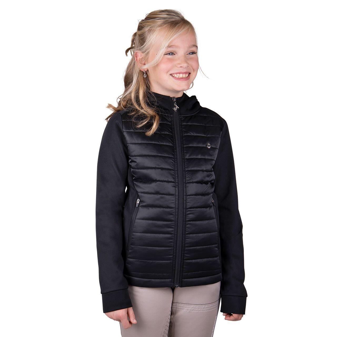 Girl's hooded down jacket QHP Julin