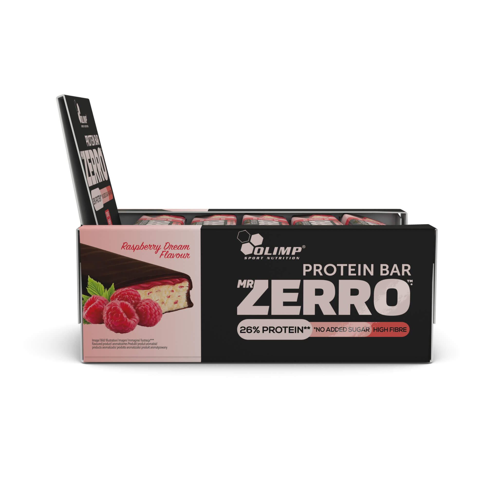 Barres Protéinées | Mr Zerro Protein Bar (25x50g) | Framboise 2/4