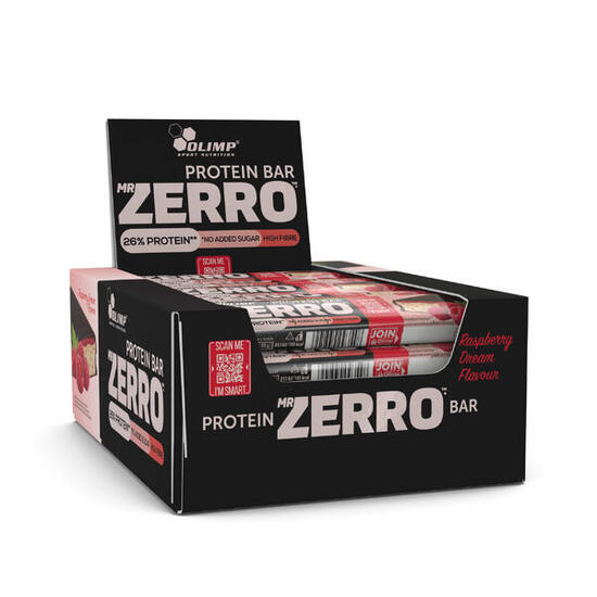 Barres Protéinées | Mr Zerro Protein Bar (25x50g) | Framboise