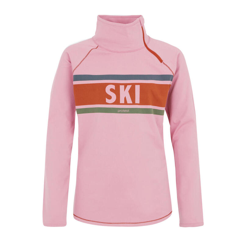 Girls Prtrieda Jr 1/4 Zip Top - Trui - 873_cameo_pink - meisjes - Pisteskiën