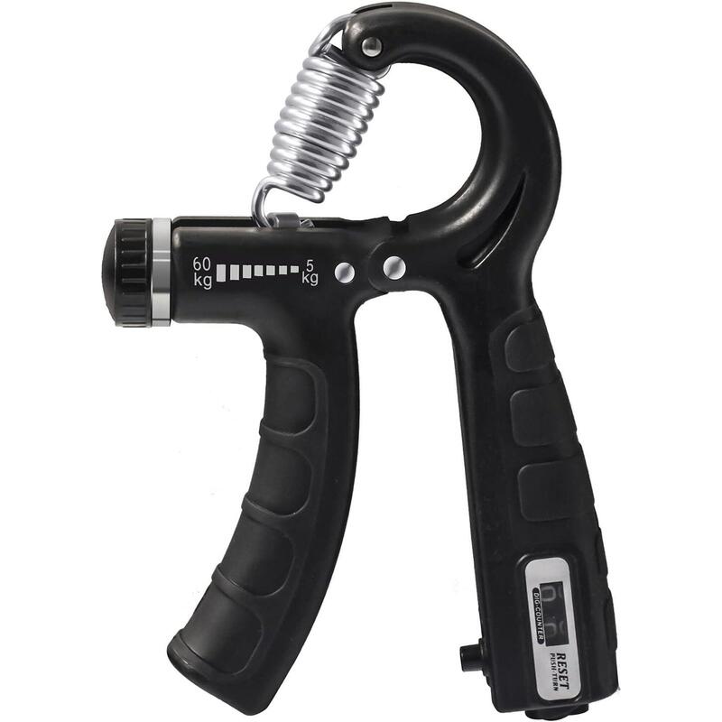 Hand Grip Fortalecedor de Agarre de Mano Ajustable 5-60 kg con contador