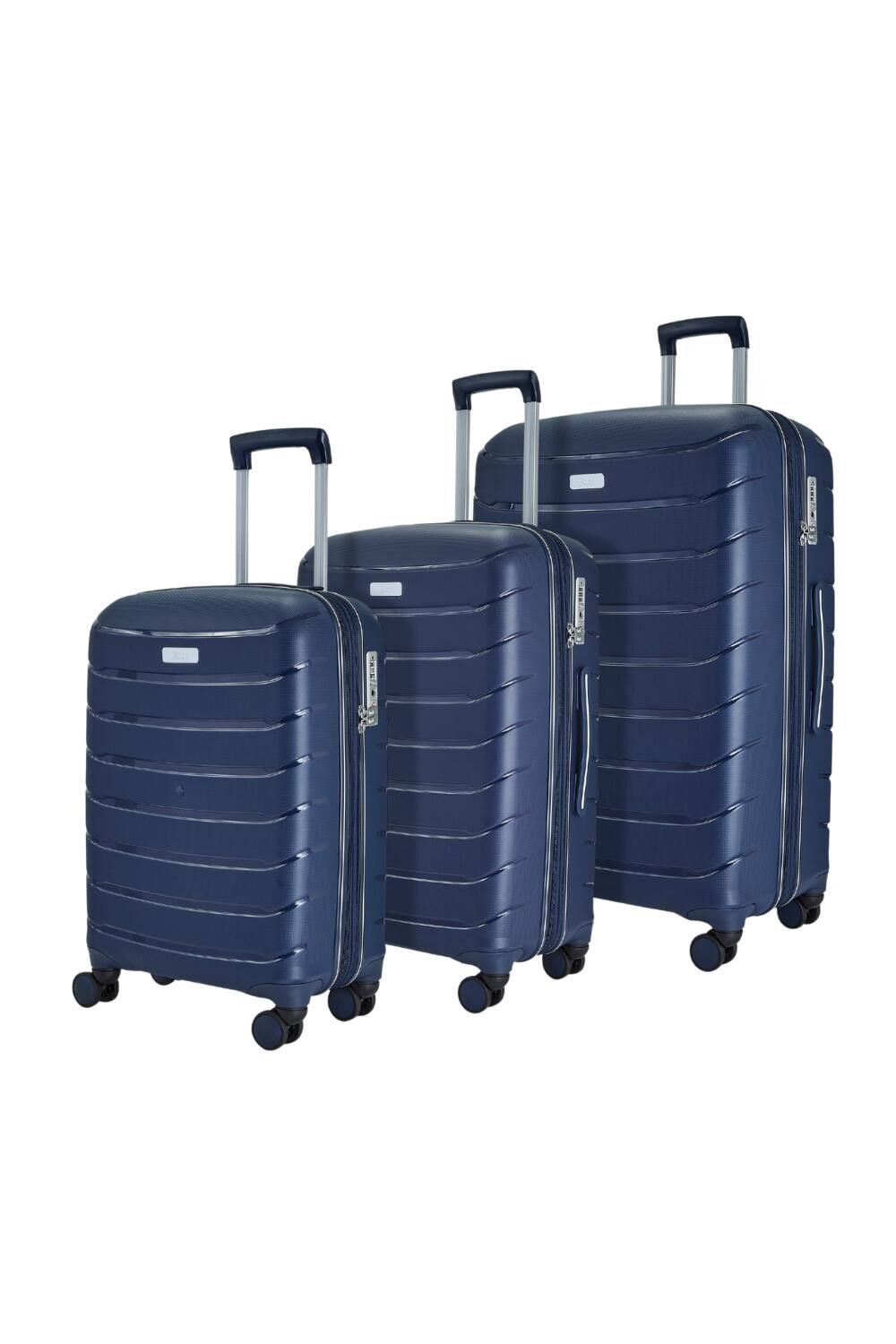 ROCK Prime 3 Pc Set 8 Wheel Hardshell Expandable Suitcases