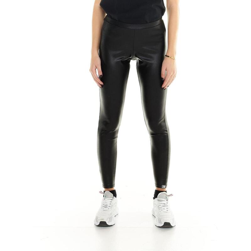 Leone dameslegging van imitatieleer Blackout