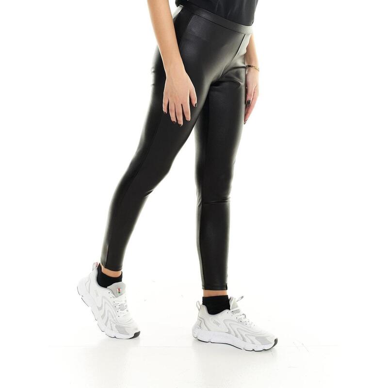 Leggings de piel ecológica para mujer Leone Blackout