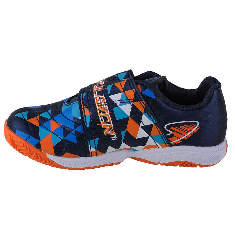 Zapatillas Fútbol Sala Junior JOMA PROPULSION JR 2303. Indoor Navy Orange