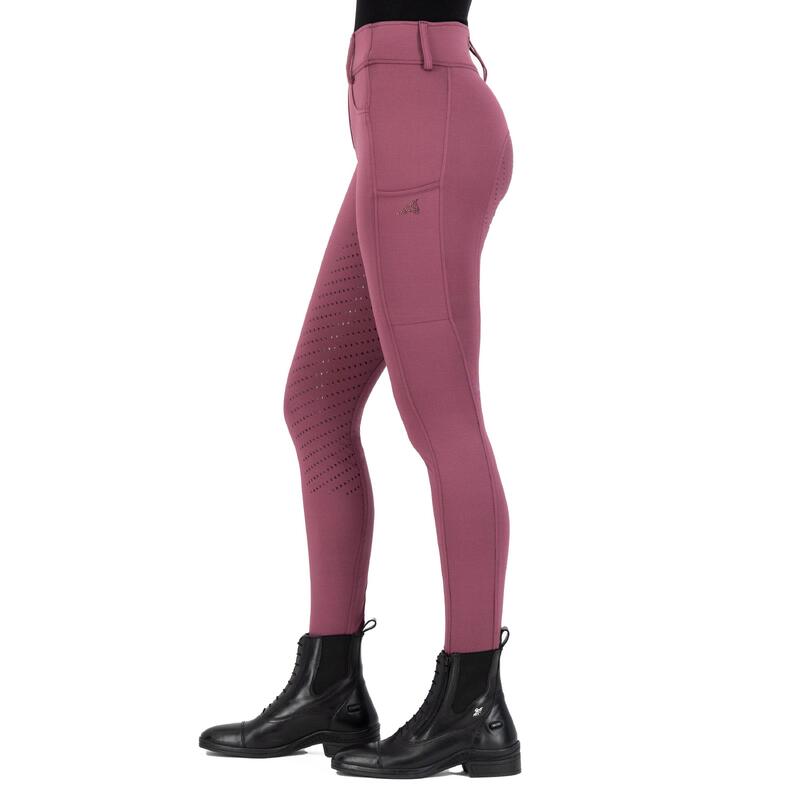 Pantaloni echitație Easy Rider cu grip complet pentru femei