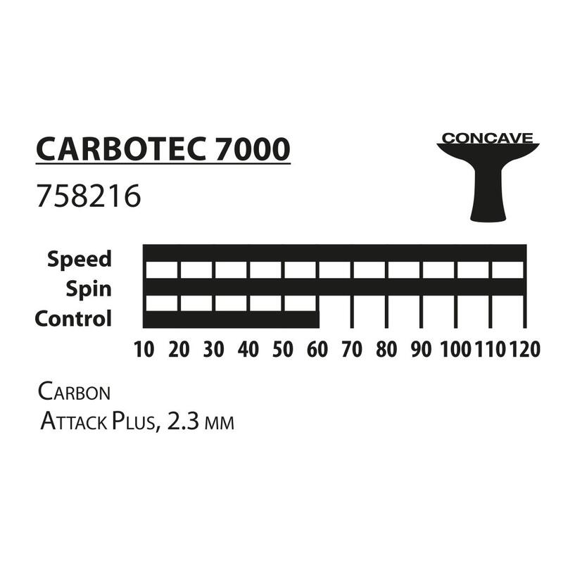 Paleta tenis de masa Donic Schildkrot CarboTec 7000 cu husa paleta inclusa - Don