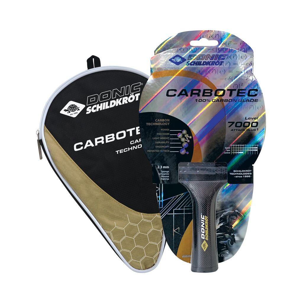 DONIC SCHILDKRÖT Pálka na stolní tenis DONIC CarboTec 7000 concave + obal