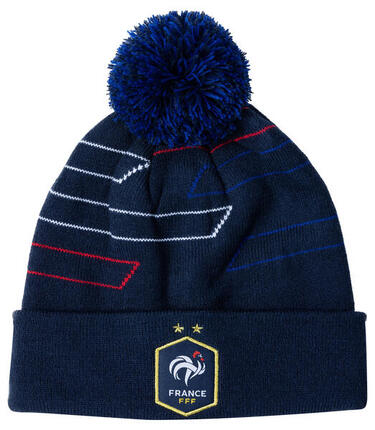 Bonnet pompon FFF - Collection officielle Equipe de France de Football