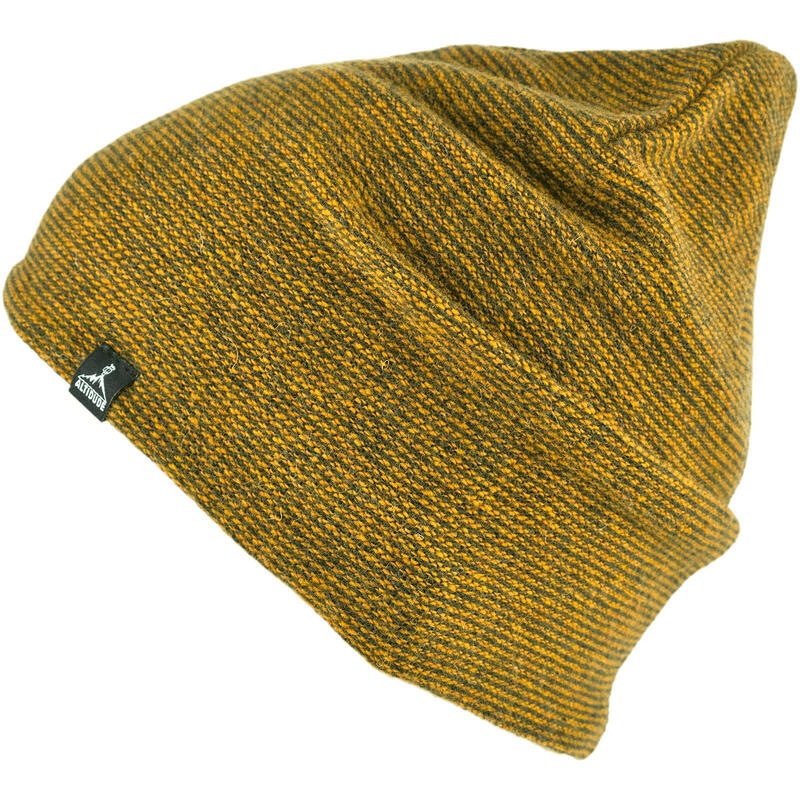 Winter muts Sensei fijn gebreide unisex beanie wollen merino wol