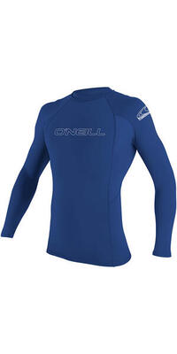 O'Neill Basic Skins Long Sleeve Crew Rash Vest - Lime