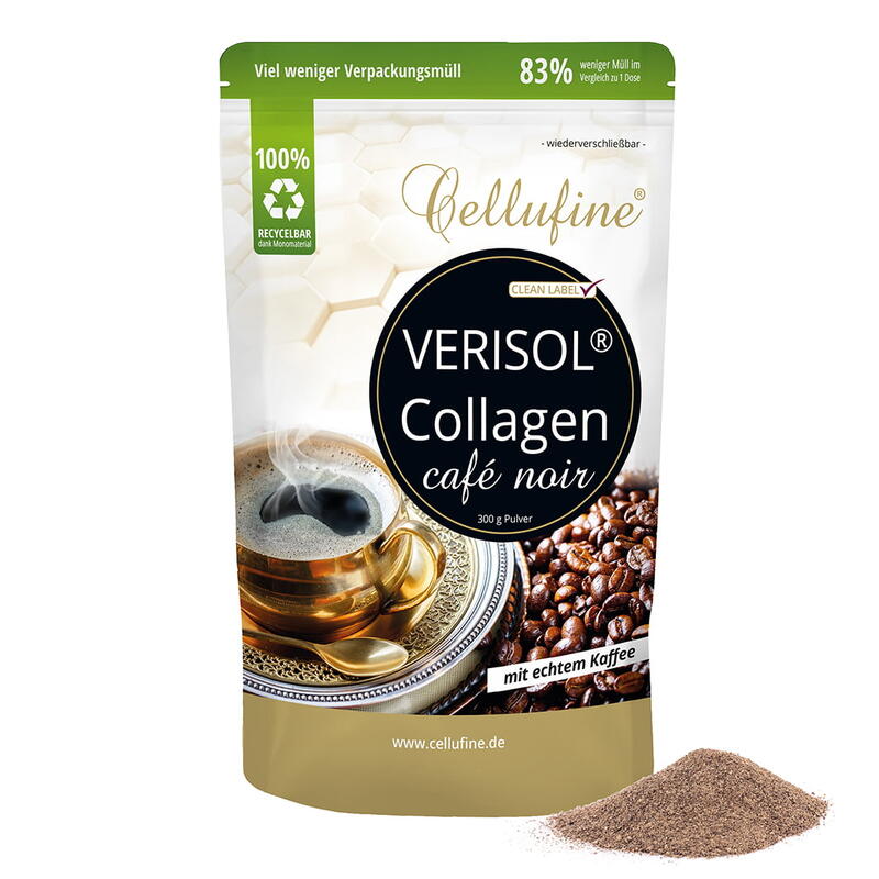 Cellufine® Café noir VERISOL® B (Rind) Collagen-Kaffee - Doypack