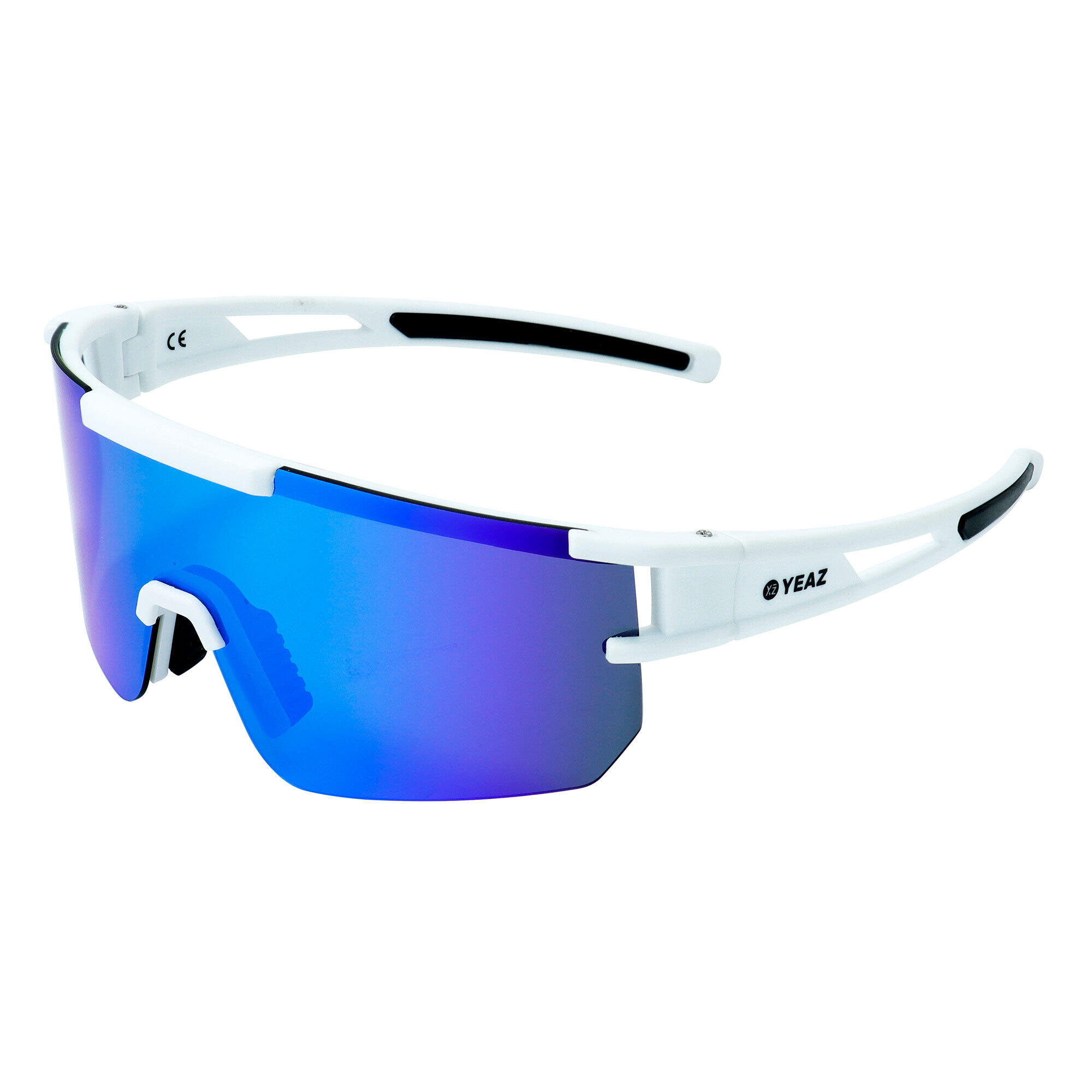 YEAZ Óculos de Sol Desportivos Branco Brilhante/Azul SUNSPARK 4/4