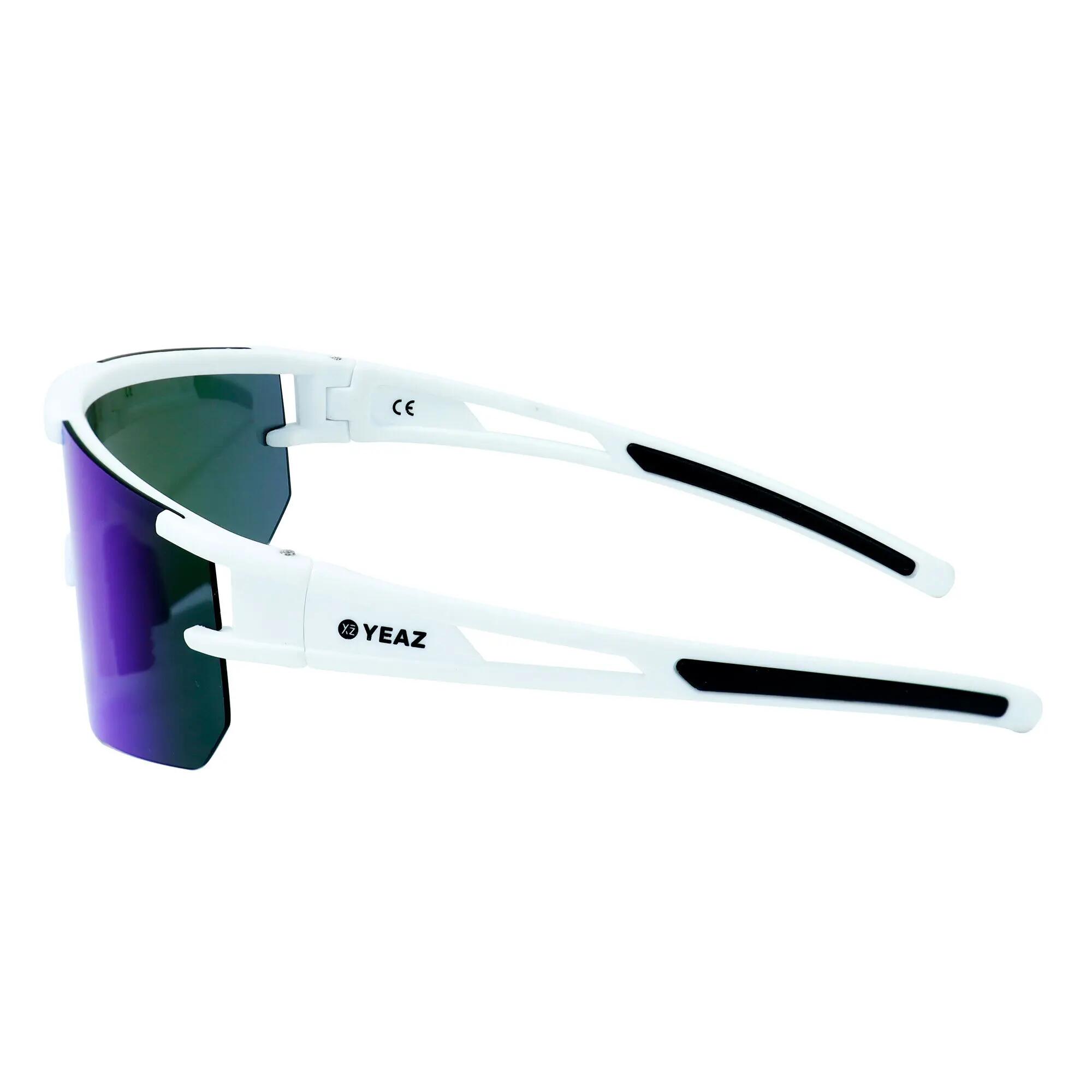 YEAZ Óculos de Sol Desportivos Branco Brilhante/Azul SUNSPARK 2/4