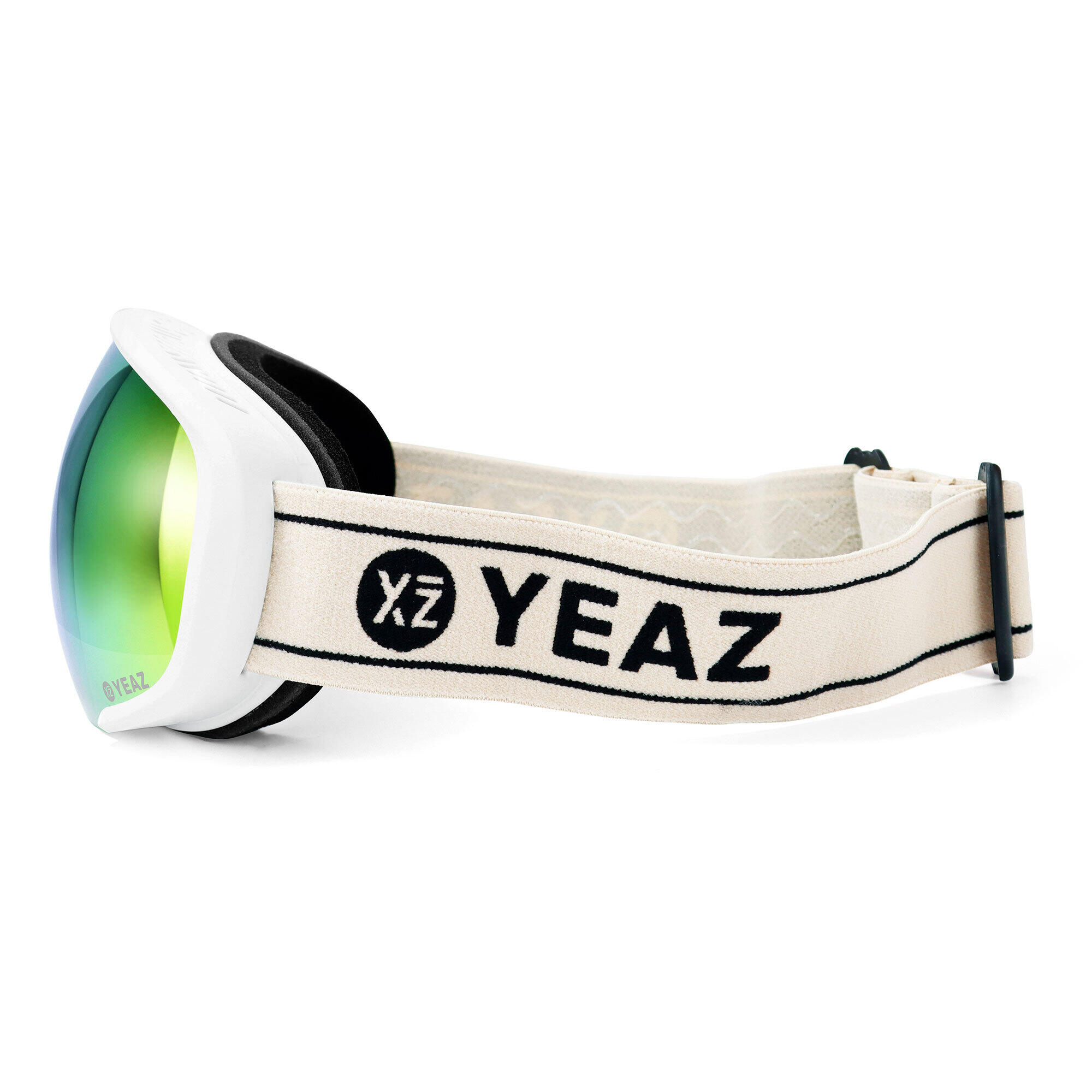 YEAZ Gafas de esquí y snowboard oro/blanco mate BLACK RUN 2/4