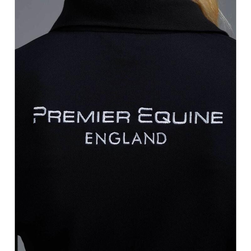 Polo d'équitation femme Premier Equine logo PE