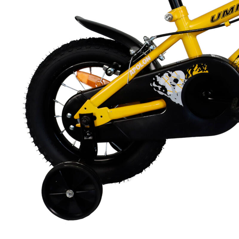 Bicicleta Infanti Umit Montaña Niños 12" Apolon Amarilla