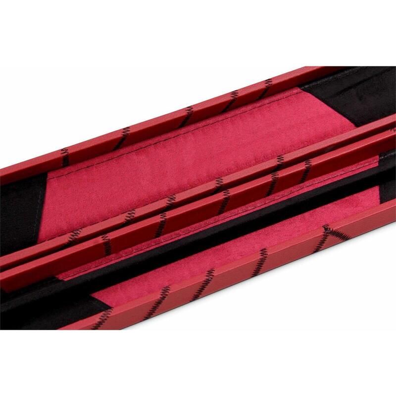 Funky Chalk Deluxe 1 Piece 2 Slot BURGUNDY CRAZY STITCH Snooker Pool