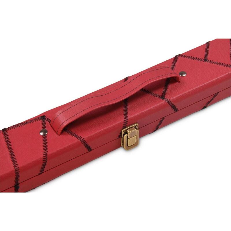 Funky Chalk Deluxe 1 Piece 2 Slot BURGUNDY CRAZY STITCH Snooker Pool