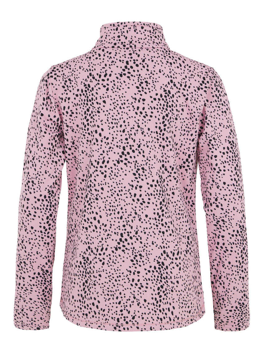 Girls Prtvesh Jr 1/4 Zip Top - Trui - 873_cameo_pink - meisjes - Pisteskiën 2/7