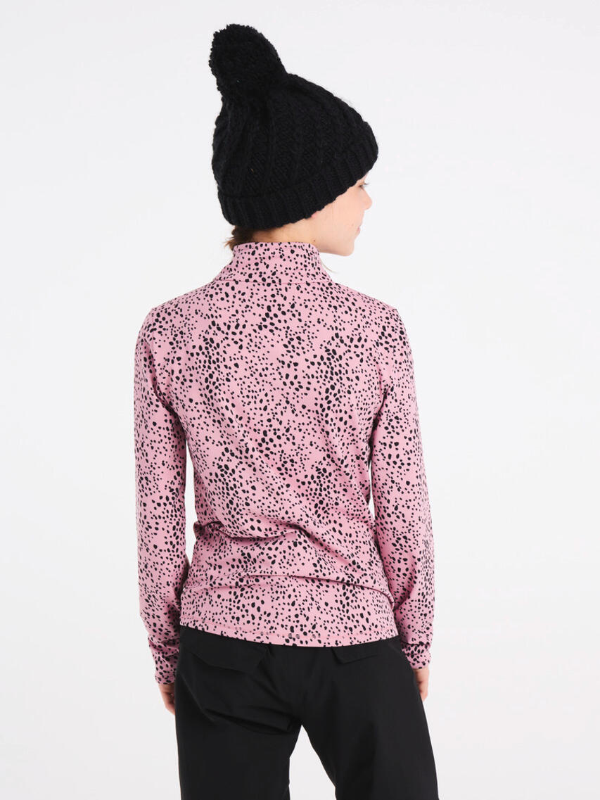 Girls Prtvesh Jr 1/4 Zip Top - Trui - 873_cameo_pink - meisjes - Pisteskiën 3/7
