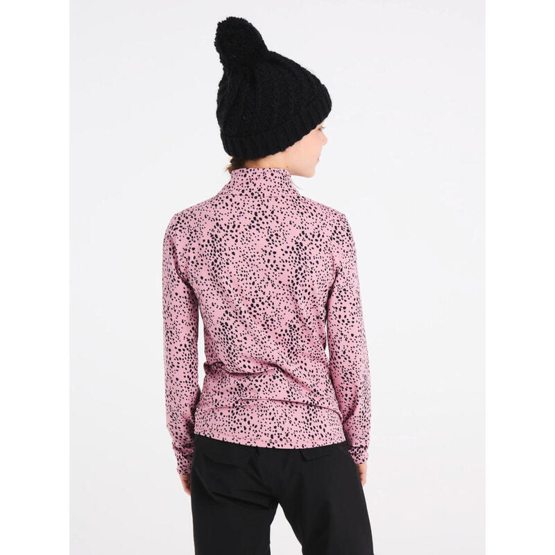 Girls Prtvesh Jr 1/4 Zip Top - Trui - 873_cameo_pink - meisjes - Pisteskiën