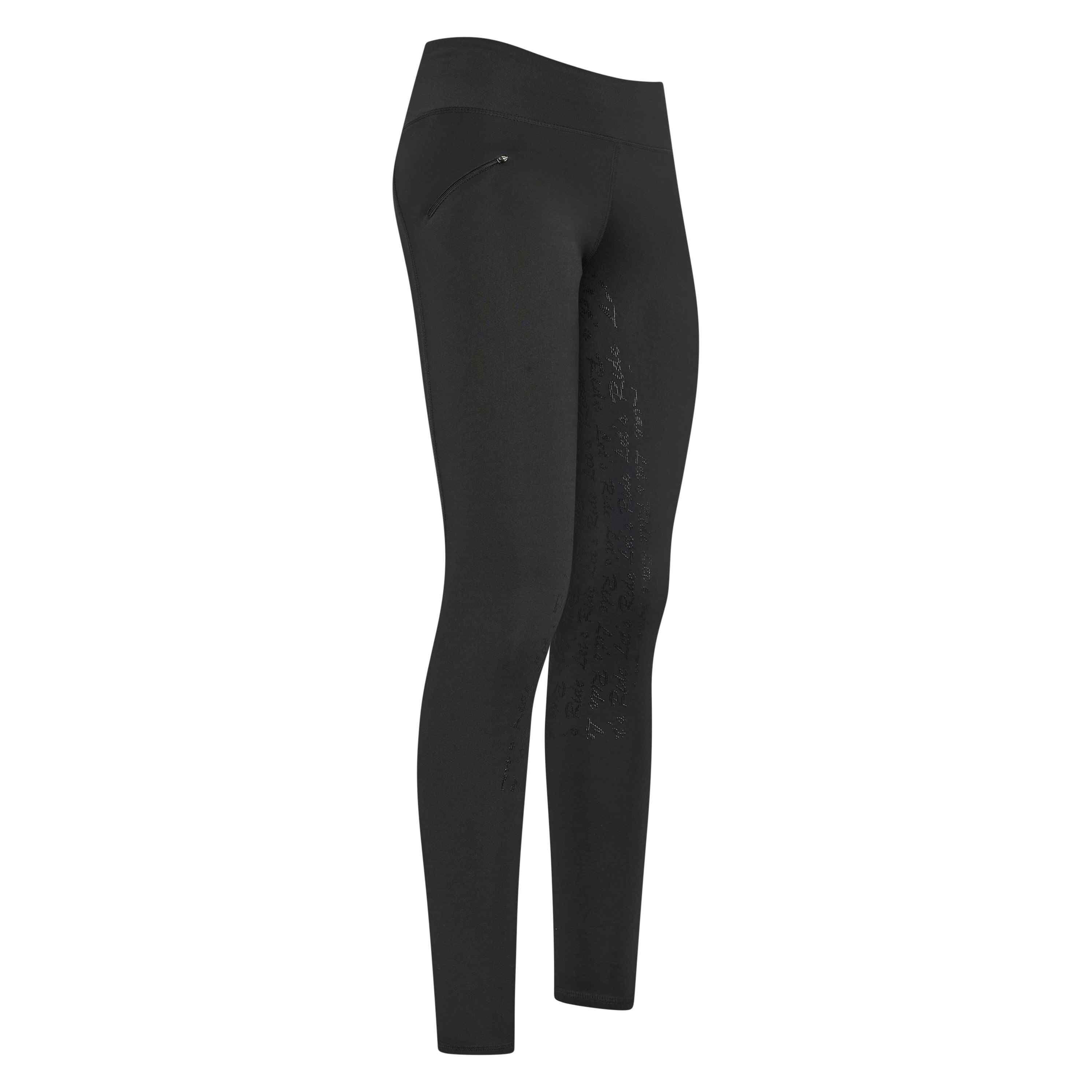 Easy Rider - Legging Équitation Full Grip Fille Easy Rider Dietse Winter - Pantalon D'Équitation - Noir - 12 À 14 Ans - Decathlon