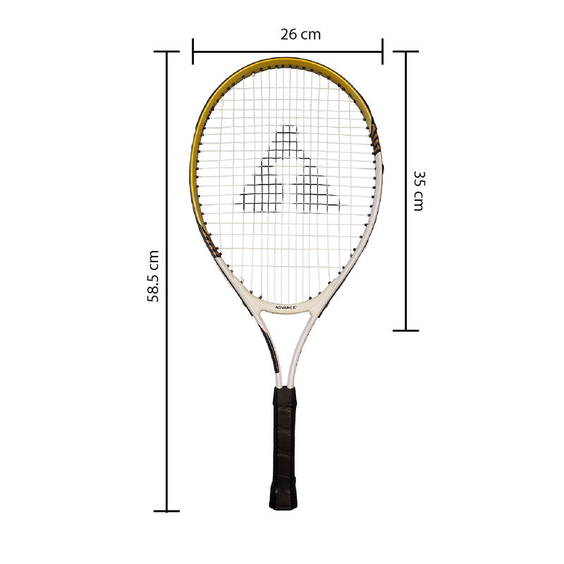 Racheta tenis camp Action One Advance Pro 107, 23 inch, alb