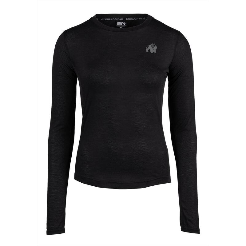 Gorilla Wear Raleigh Long Sleeve Shirt - Zwart - S