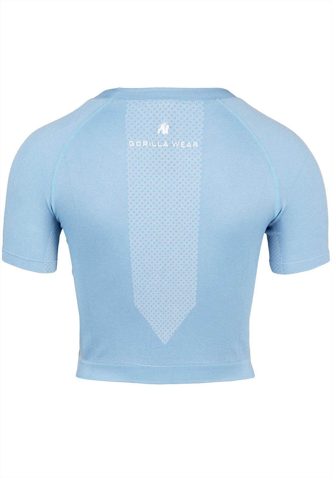 Selah Nahtlos Crop-Top ight Blau 6/6