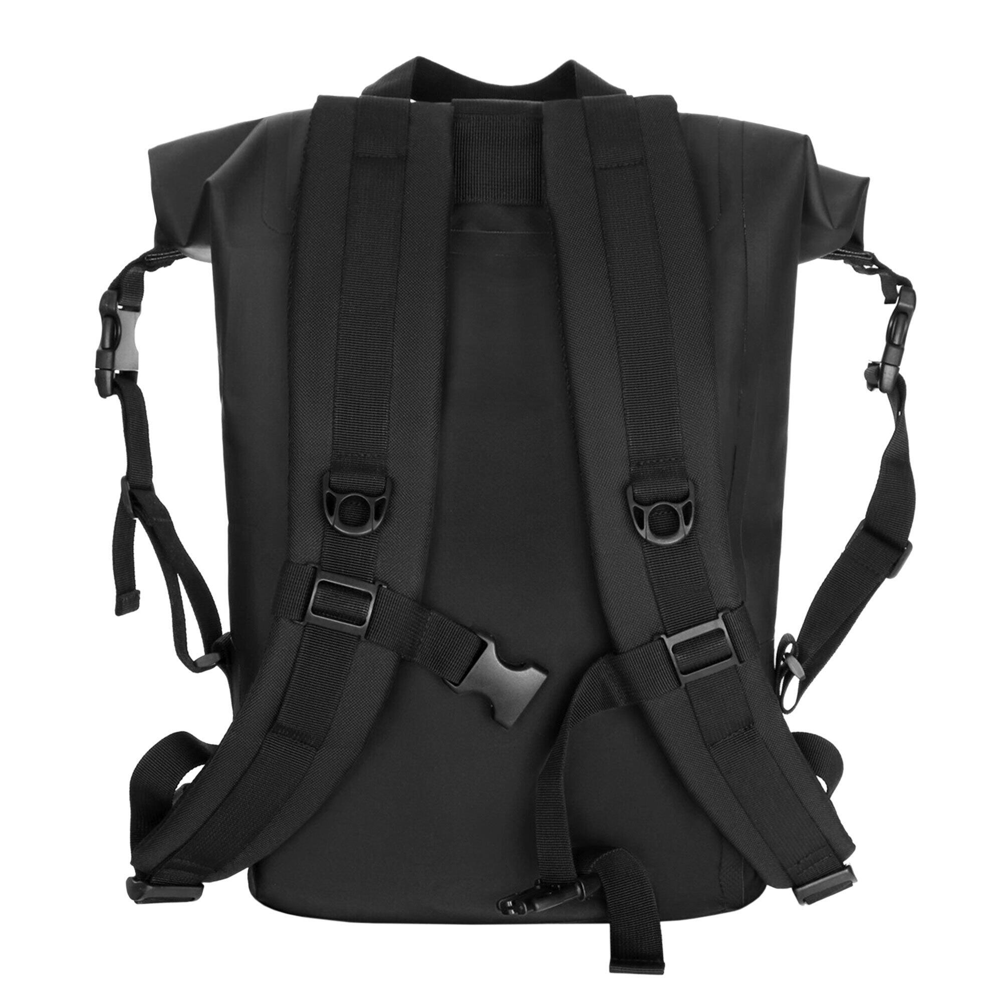Zaino impermeabile con logo nero Yeaz Stockholm 17 L 2/4